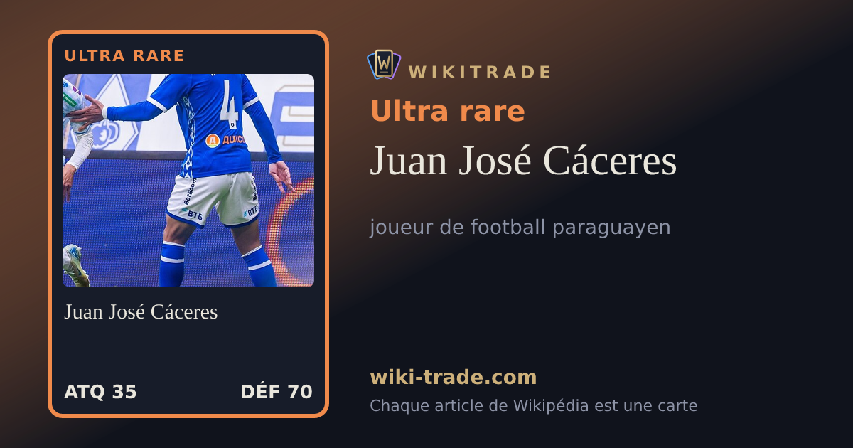 Juan José Cáceres — carte Ultra rare