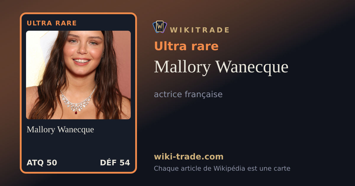 Mallory Wanecque — carte Ultra rare