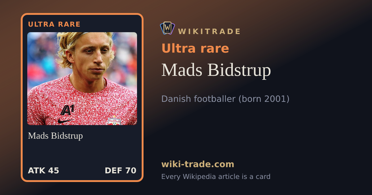 Mads Bidstrup — Ultra rare card