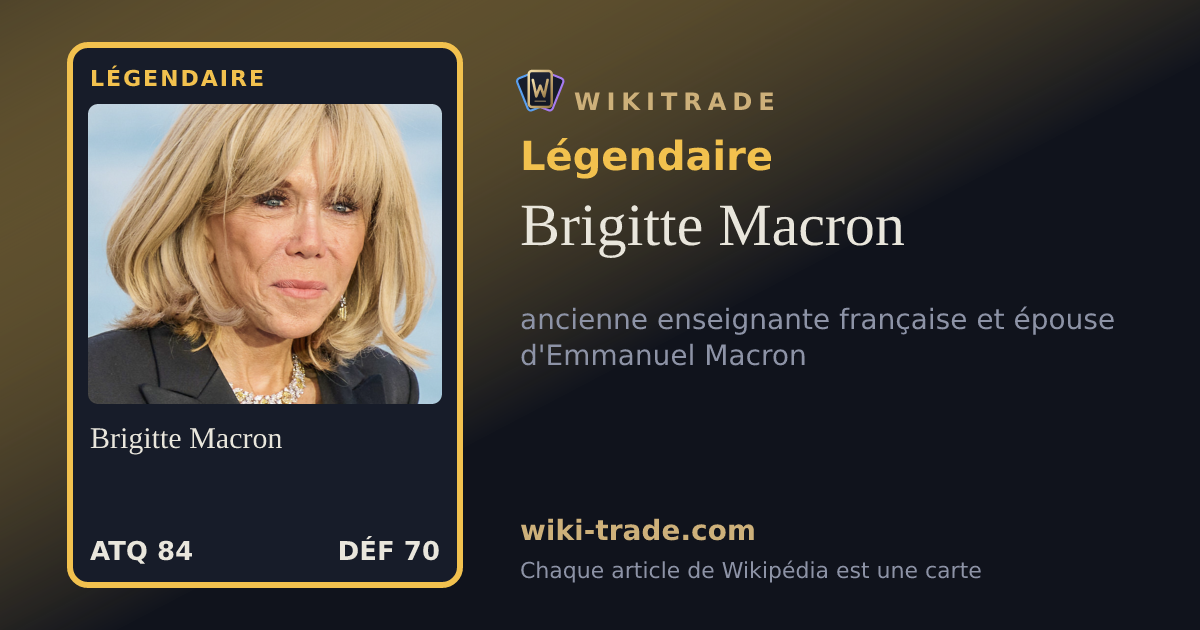 Brigitte Macron — carte Légendaire