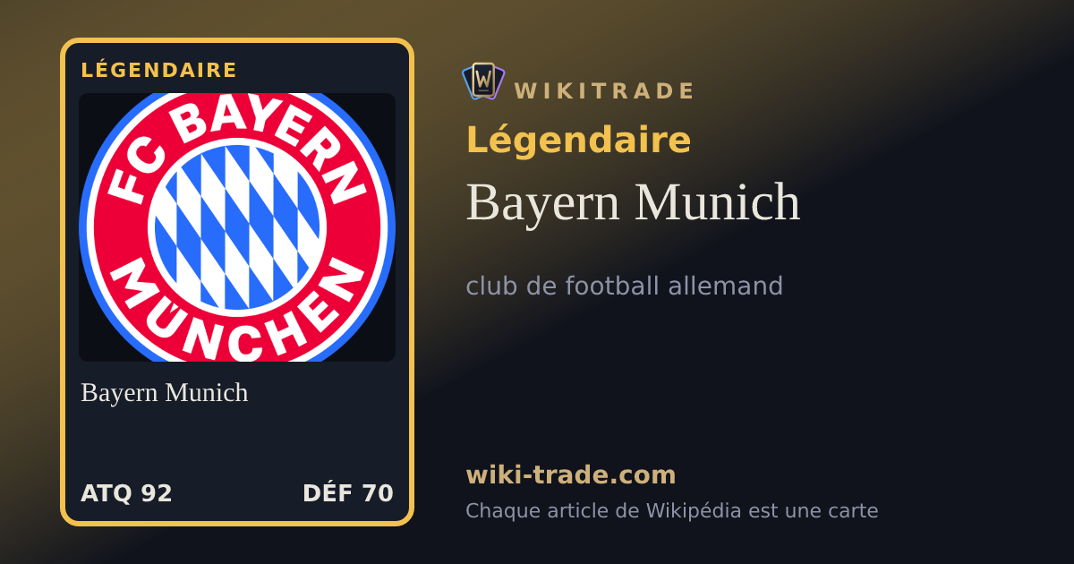 Bayern Munich — carte Légendaire