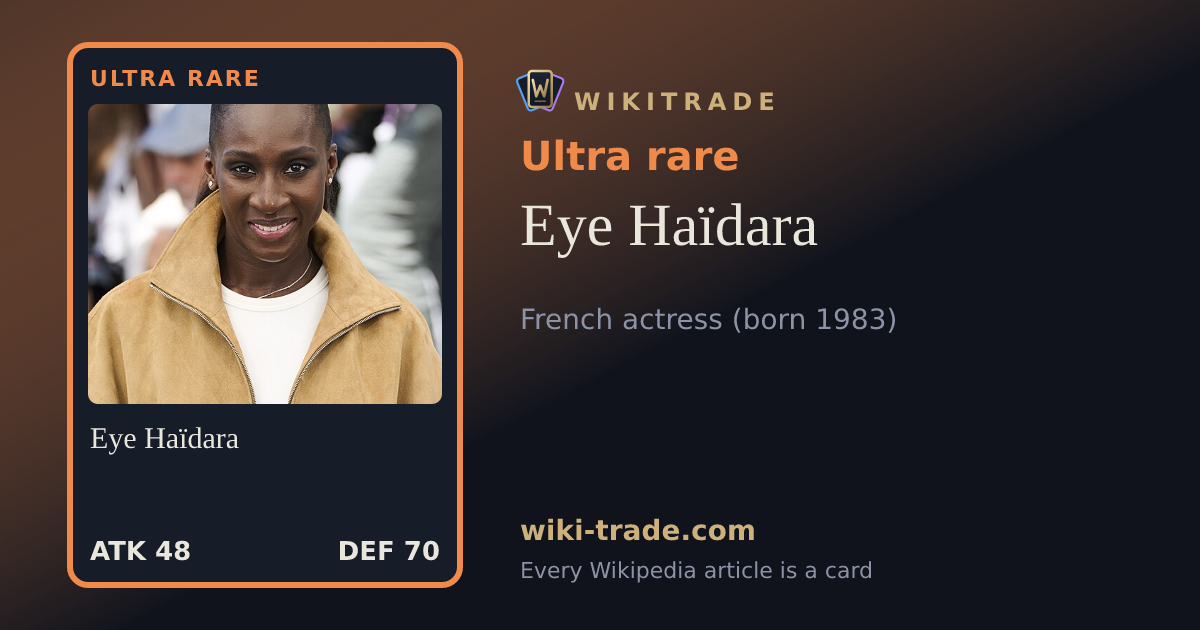 Eye Haïdara — Ultra rare card