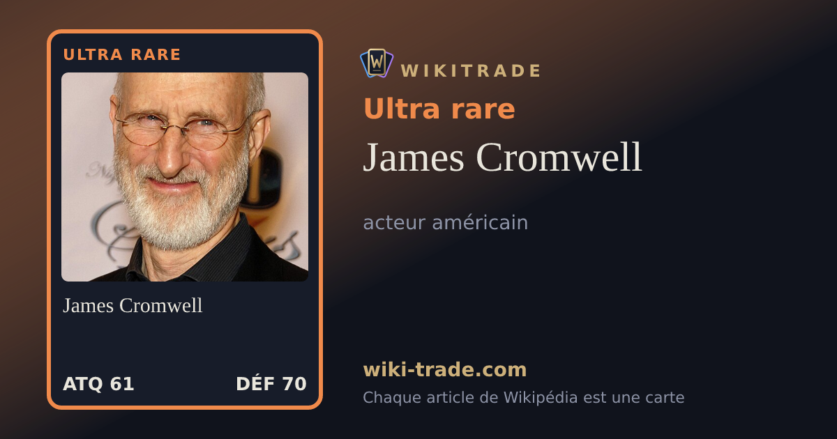 James Cromwell — carte Ultra rare