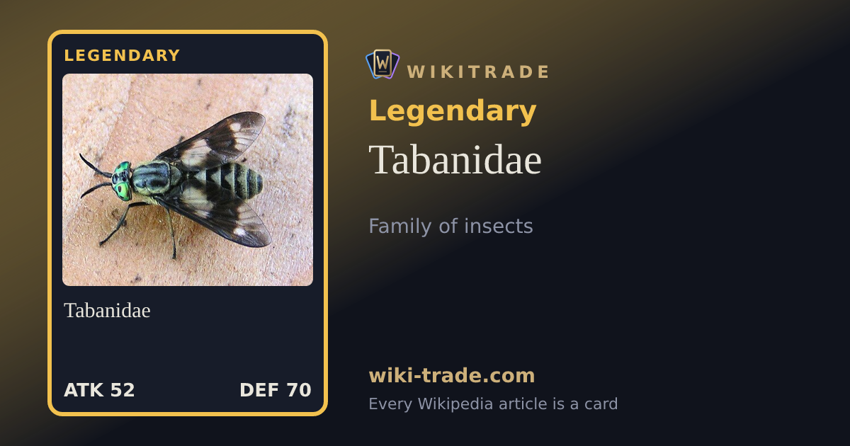 Tabanidae — Legendary card