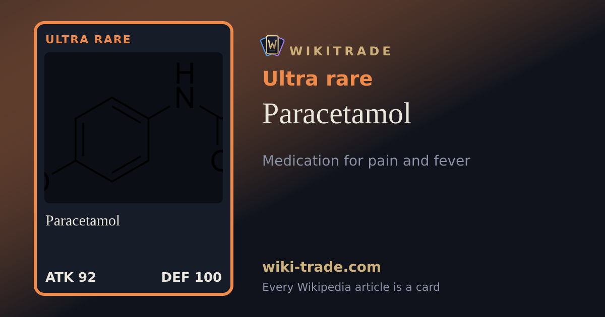 Paracetamol — Ultra rare card