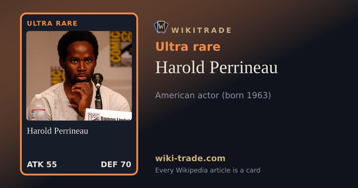 Harold Perrineau — Ultra rare card