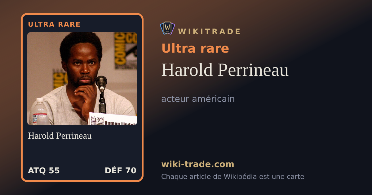 Harold Perrineau — carte Ultra rare