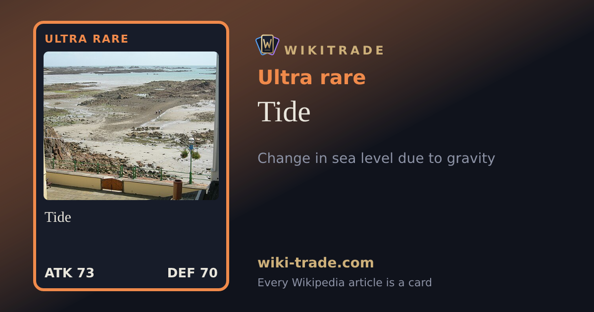 Tide — Ultra rare card