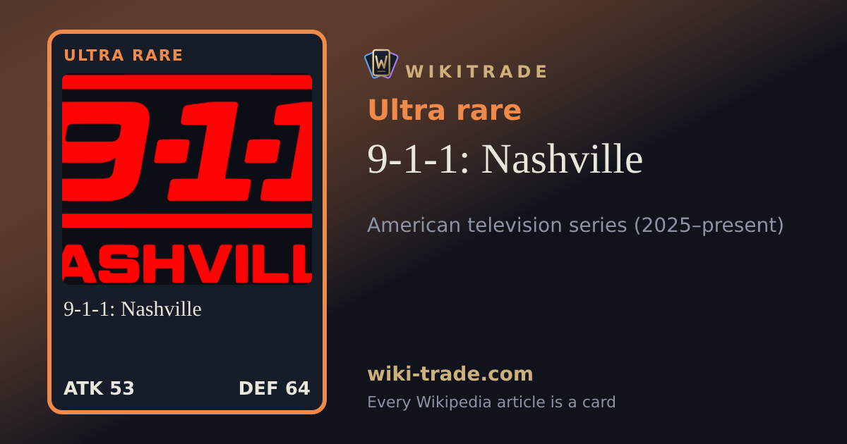 9-1-1: Nashville — Ultra rare card