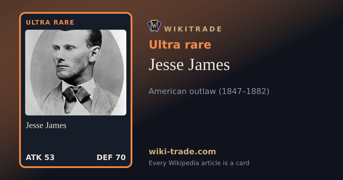 Jesse James — Ultra rare card