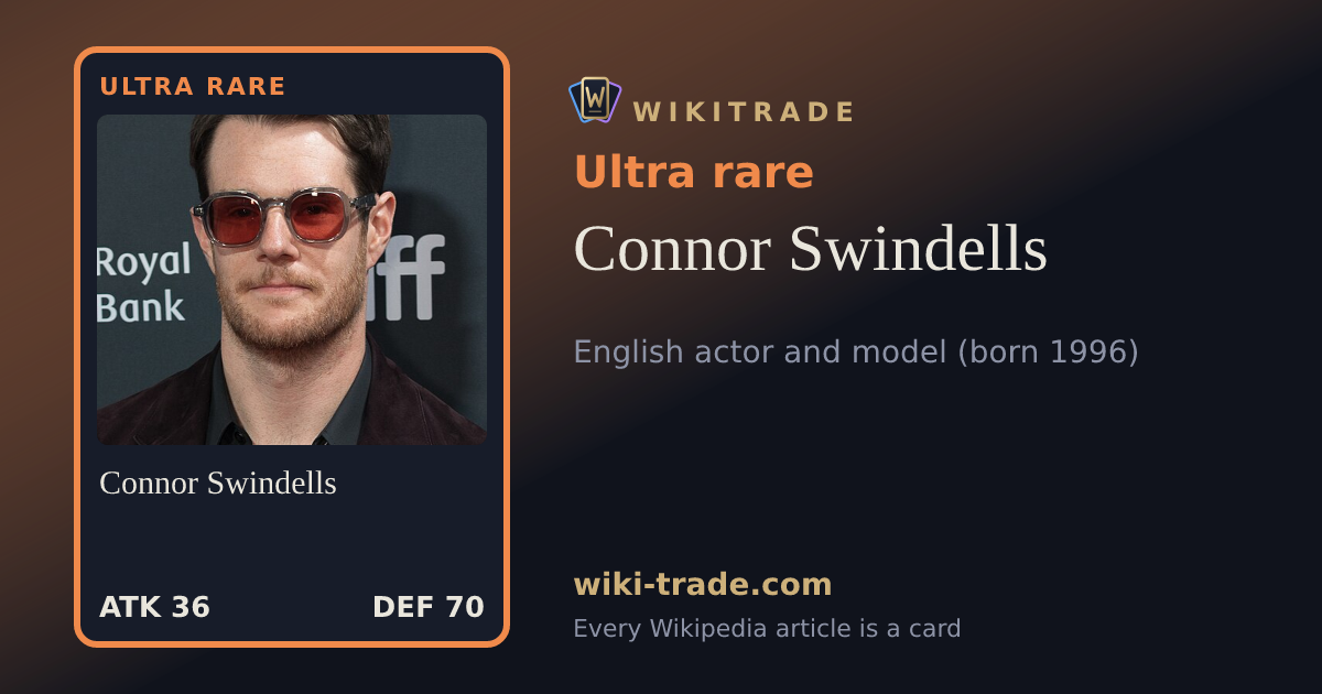 Connor Swindells — Ultra rare card
