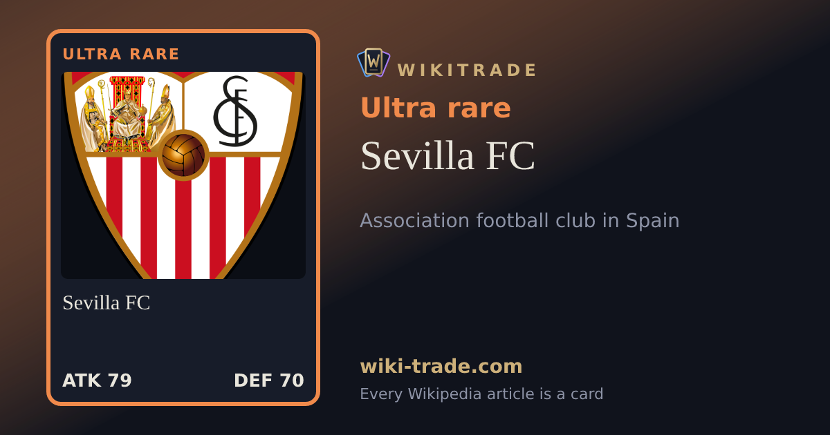 Sevilla FC — Ultra rare card