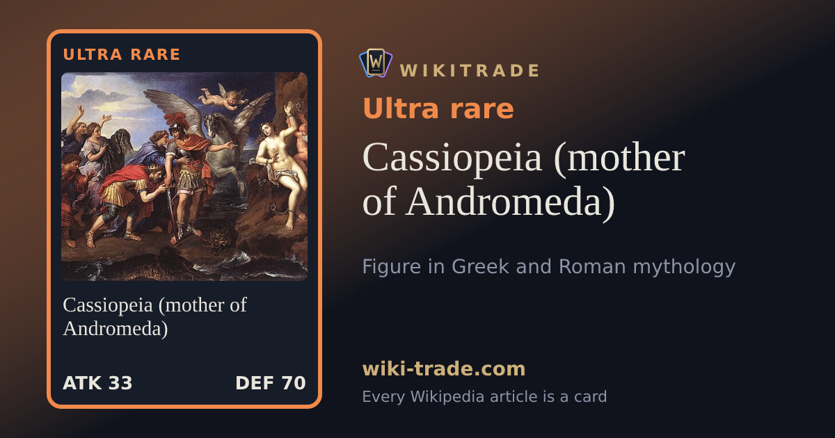 Cassiopeia (mother of Andromeda) — Ultra rare card