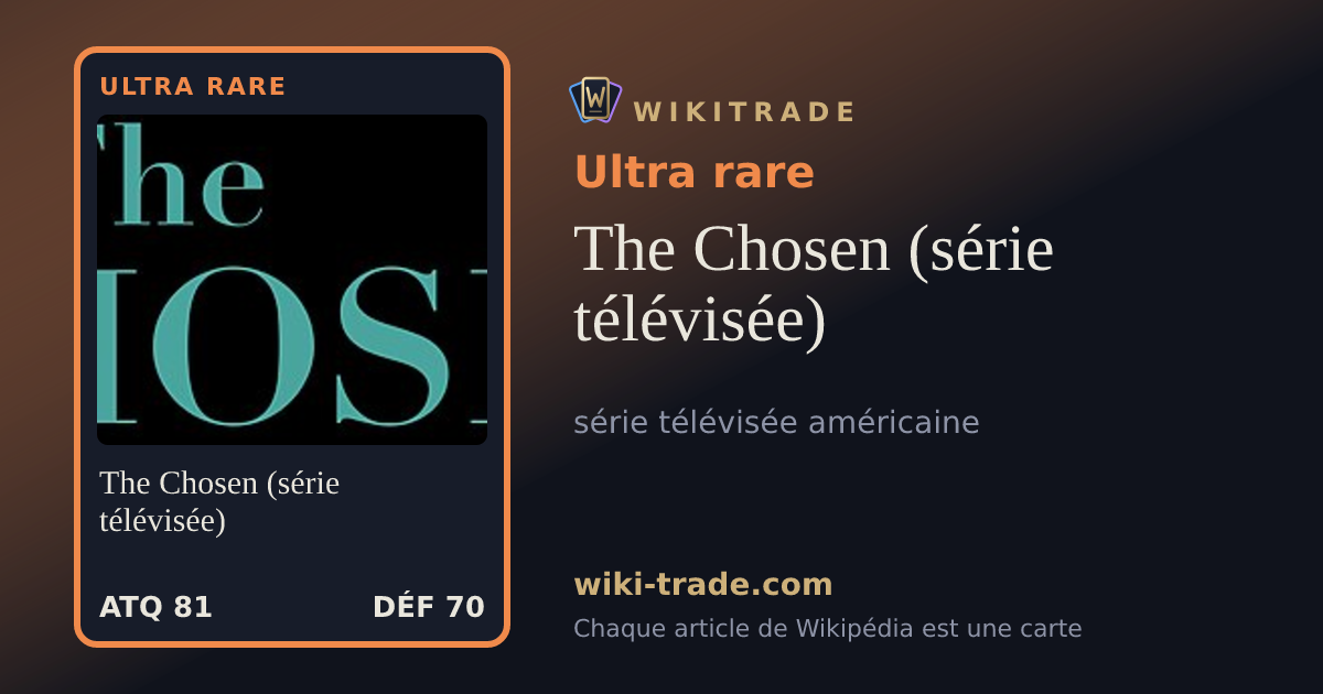 The Chosen (série télévisée) — carte Ultra rare