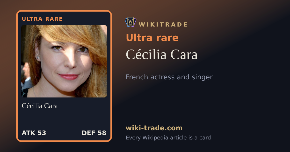 Cécilia Cara — Ultra rare card