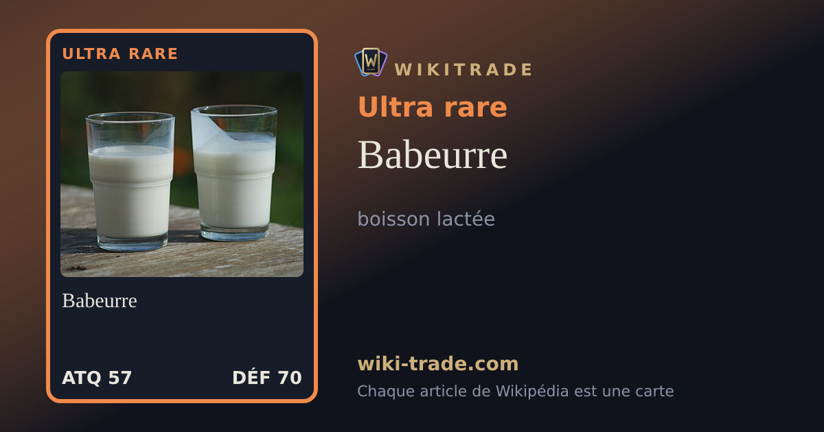 Babeurre — carte Ultra rare