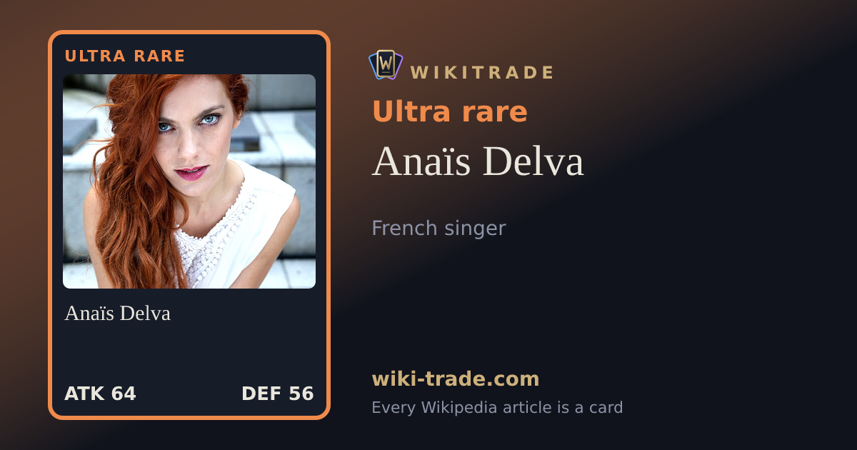 Anaïs Delva — Ultra rare card
