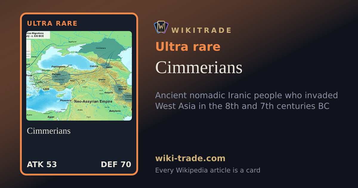 Cimmerians — Ultra rare card