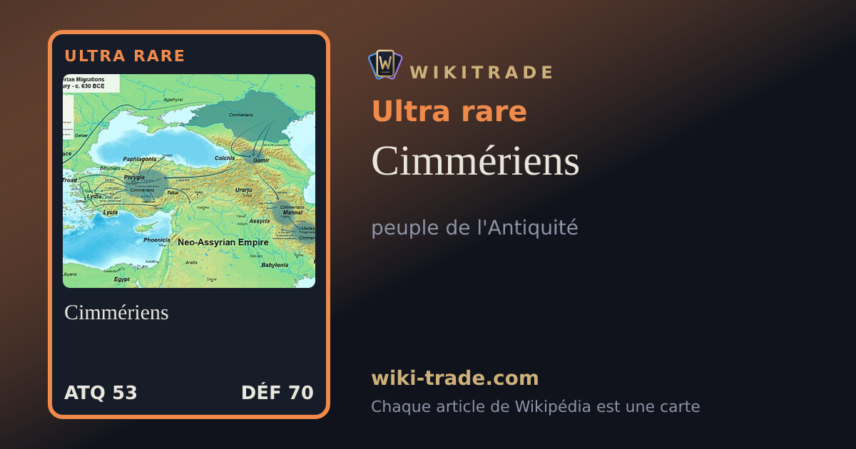 Cimmériens — carte Ultra rare