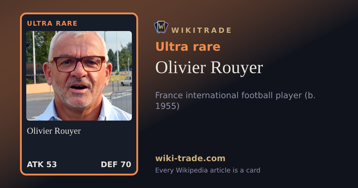 Olivier Rouyer — Ultra rare card