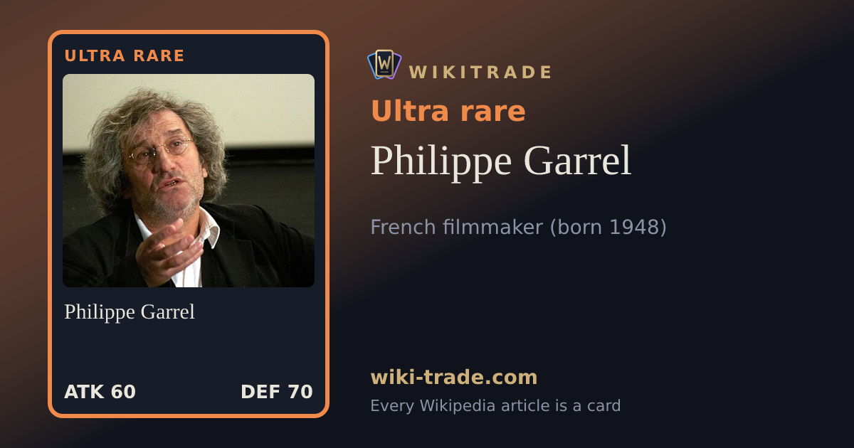 Philippe Garrel — Ultra rare card