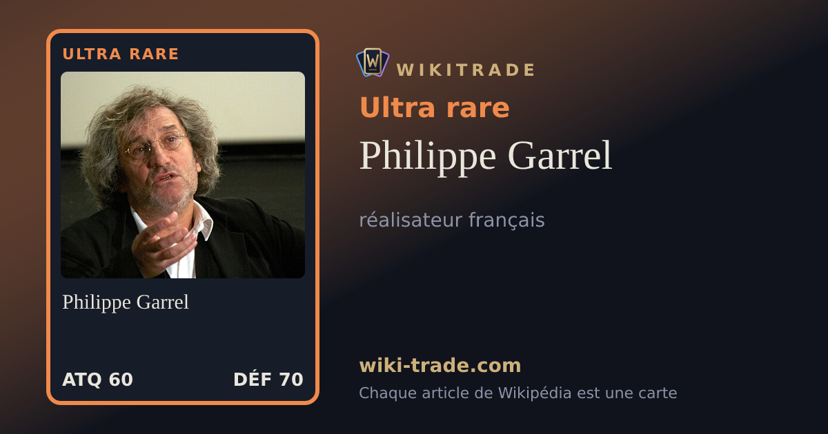 Philippe Garrel — carte Ultra rare
