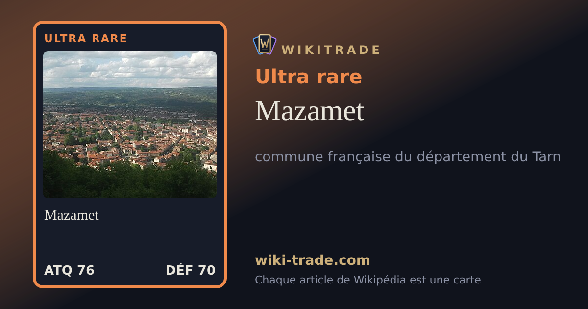 Mazamet — carte Ultra rare