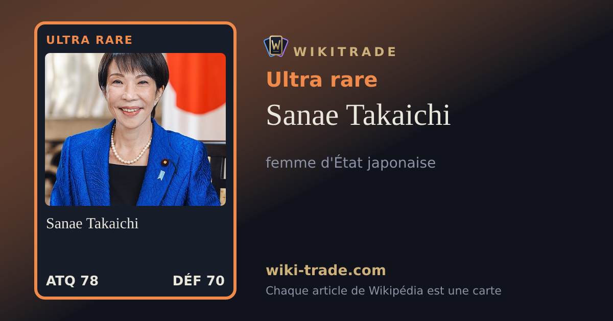 Sanae Takaichi — carte Ultra rare