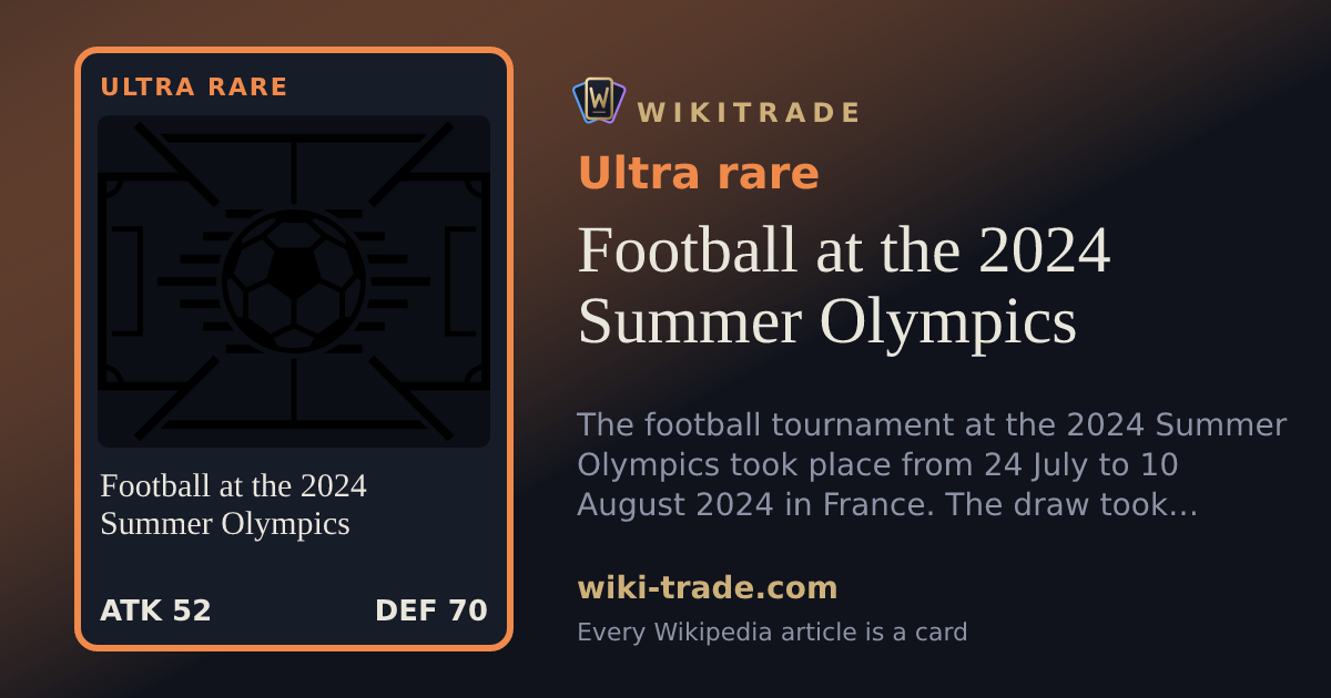 Football at the 2024 Summer Olympics — Ultra rare card