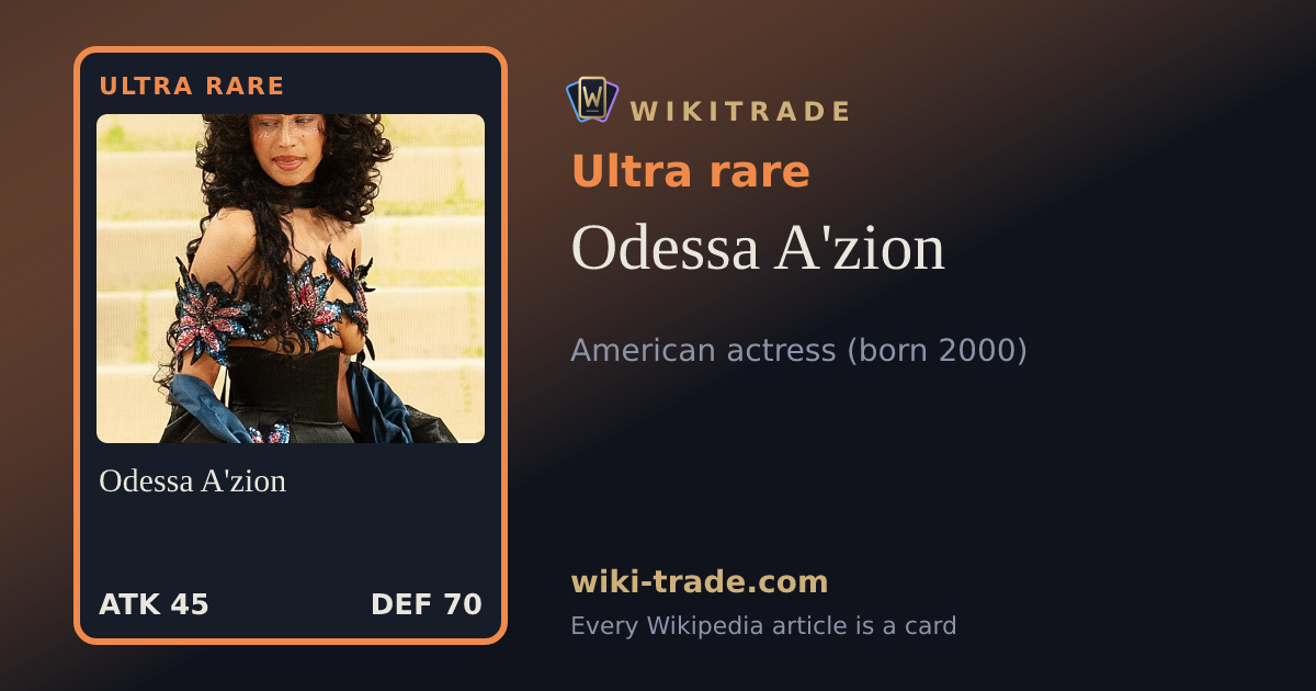 Odessa A'zion — Ultra rare card