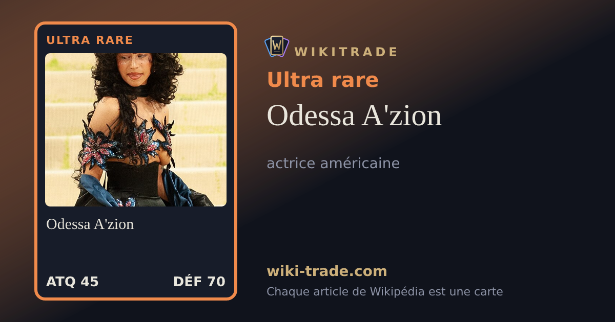 Odessa A'zion — carte Ultra rare