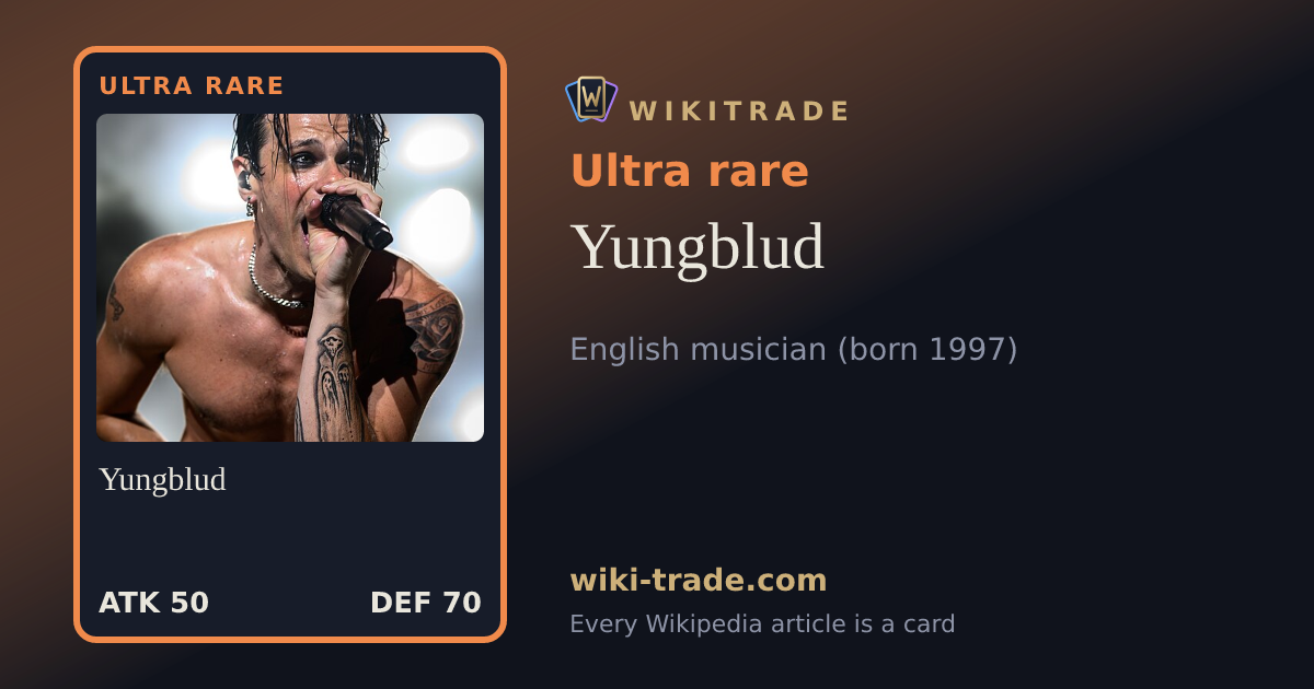 Yungblud — Ultra rare card
