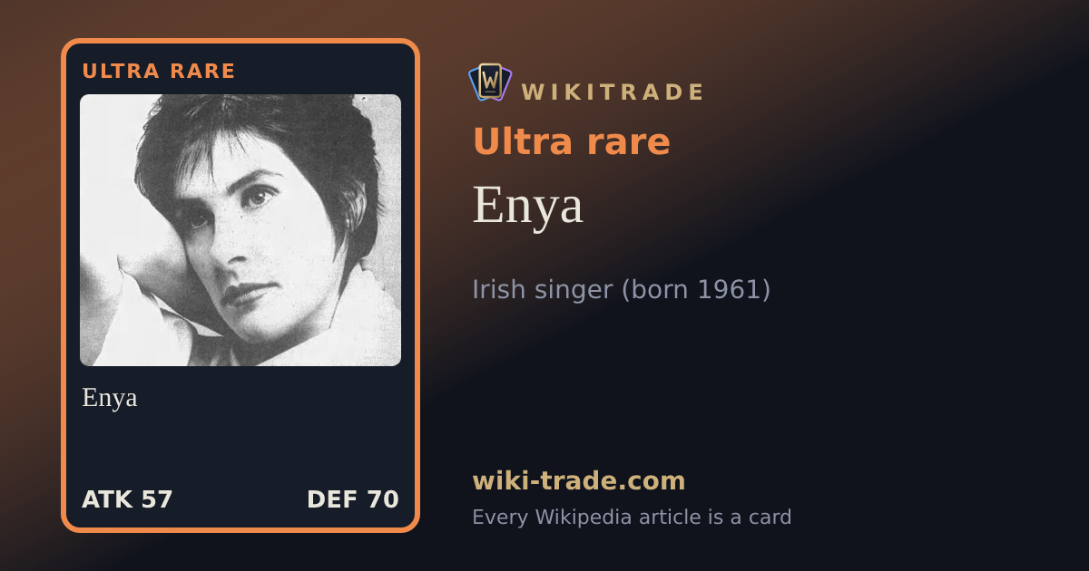 Enya — Ultra rare card
