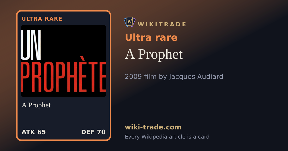 A Prophet — Ultra rare card