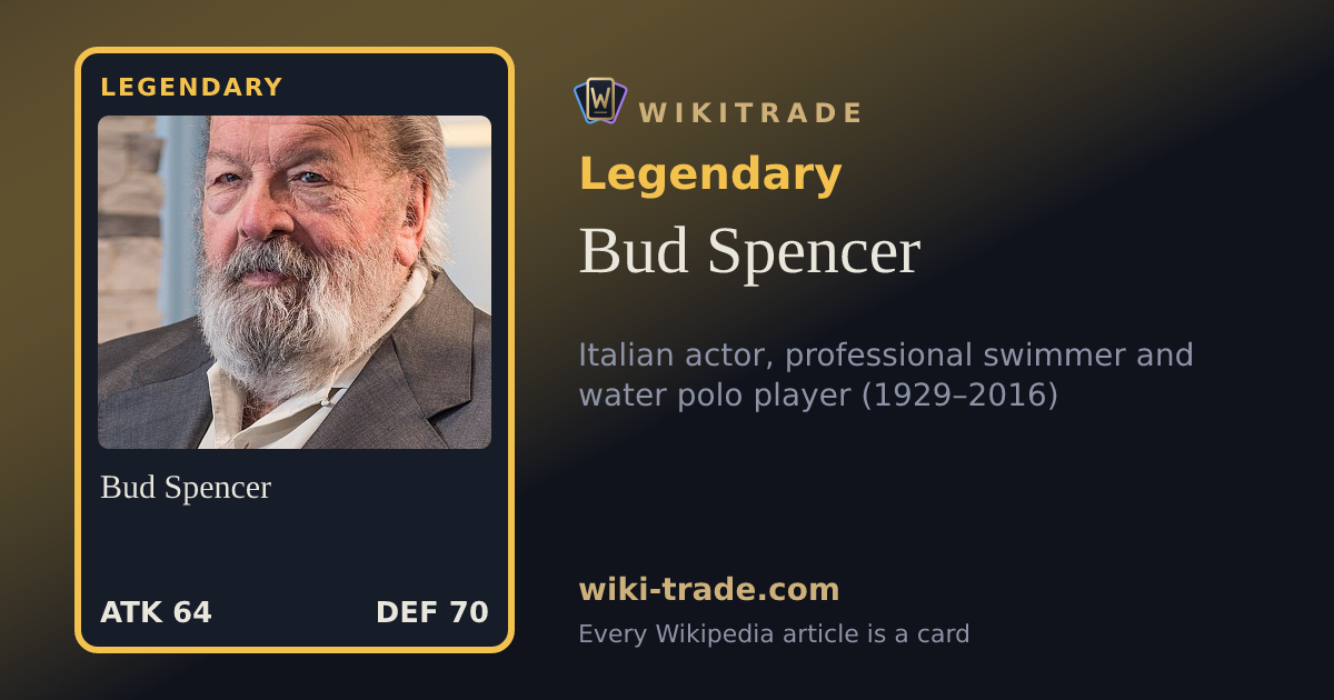 Bud Spencer — Legendary card