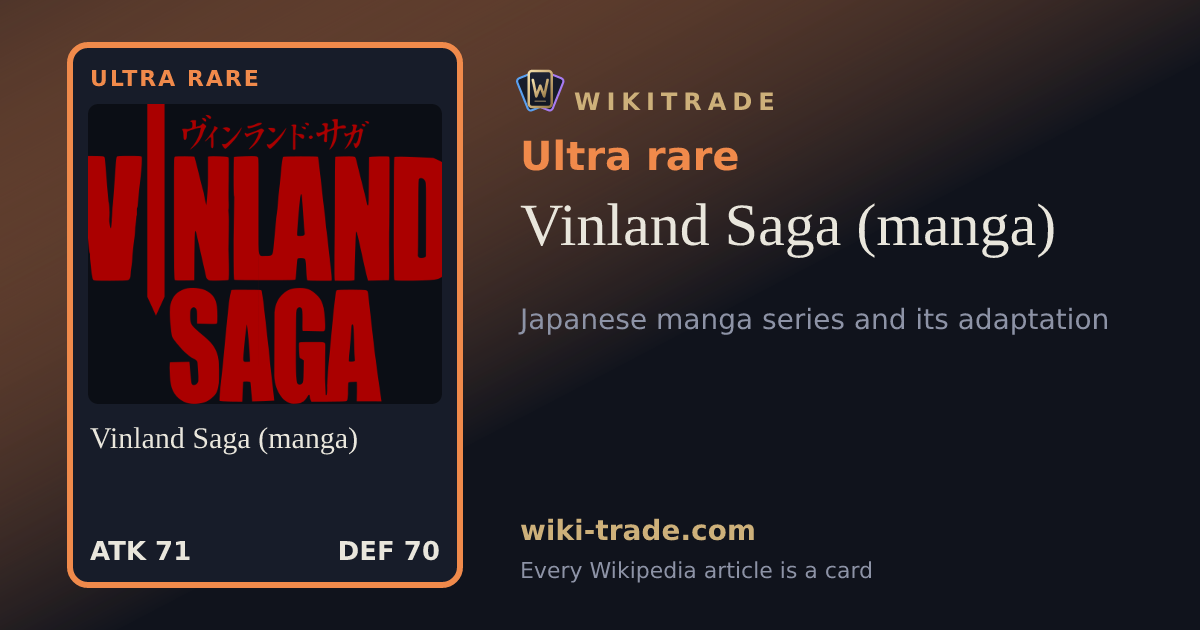 Vinland Saga (manga) — Ultra rare card