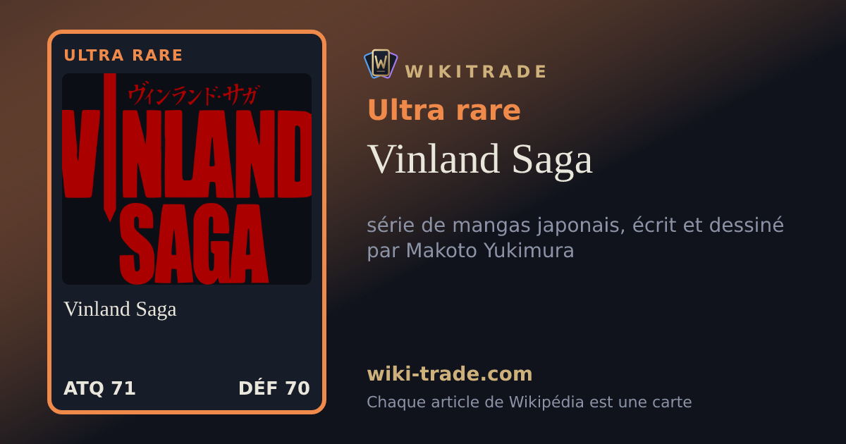 Vinland Saga — carte Ultra rare