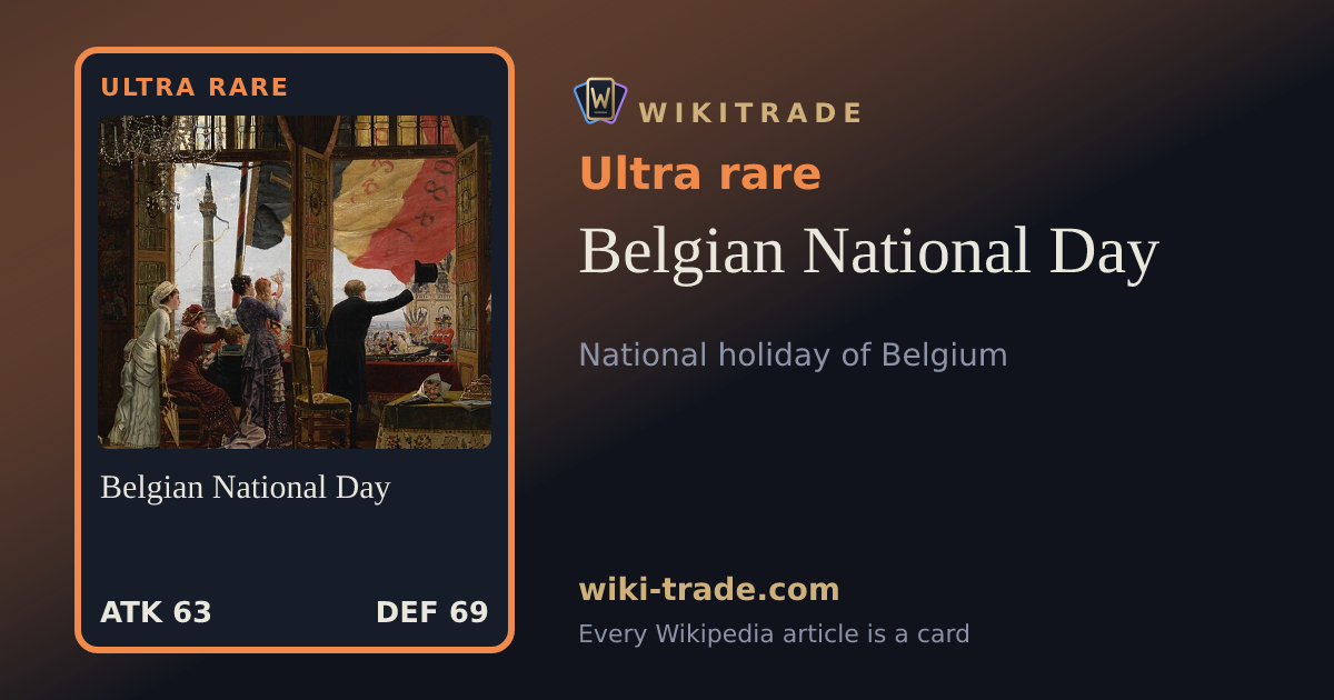 Belgian National Day — Ultra rare card