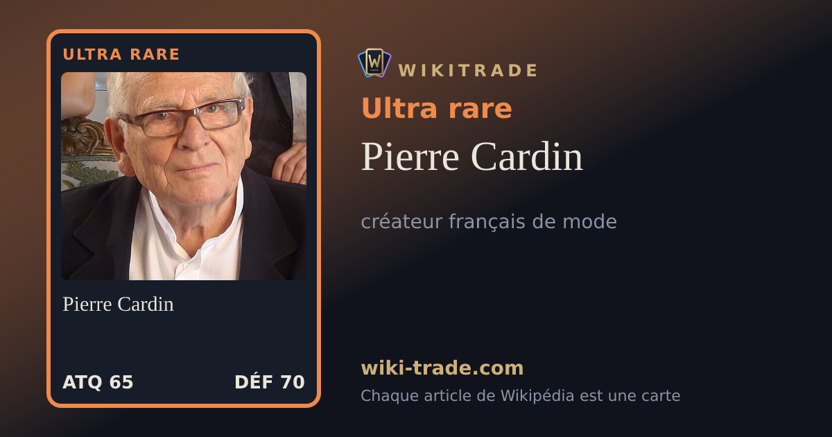 Pierre Cardin — carte Ultra rare