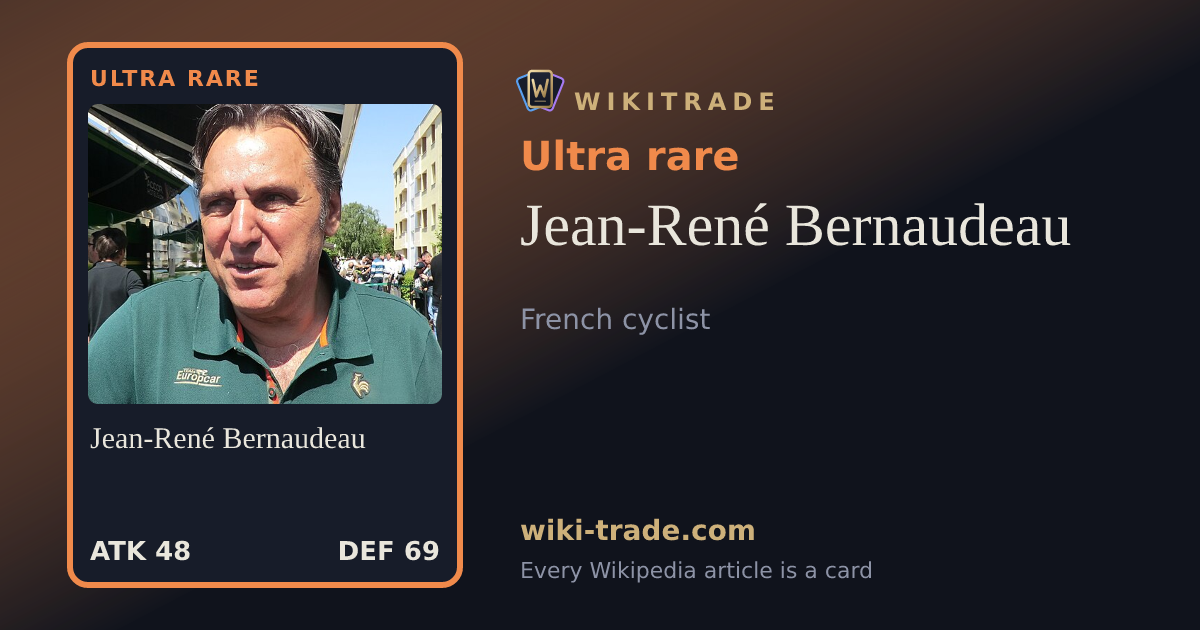 Jean-René Bernaudeau — Ultra rare card