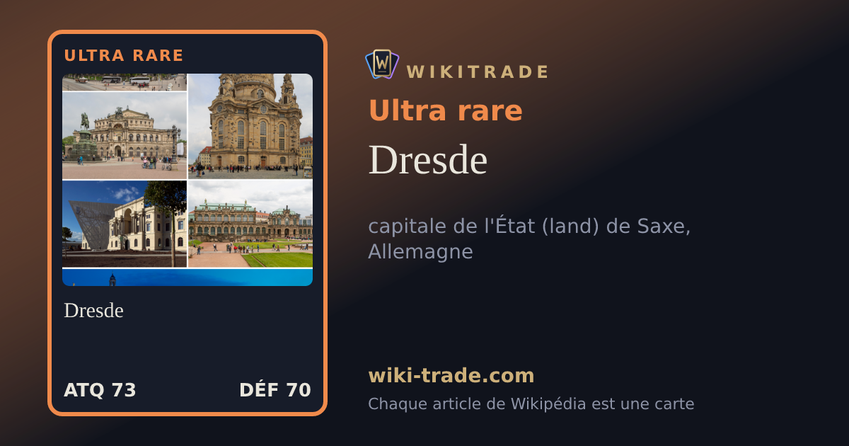 Dresde — carte Ultra rare