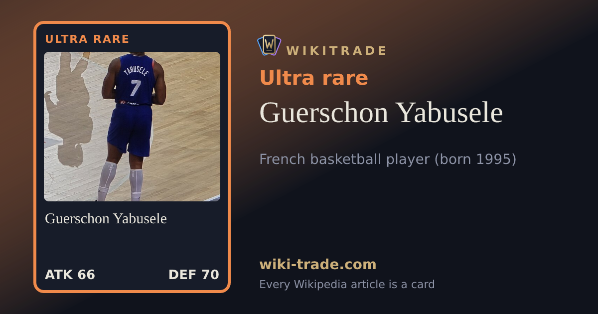 Guerschon Yabusele — Ultra rare card