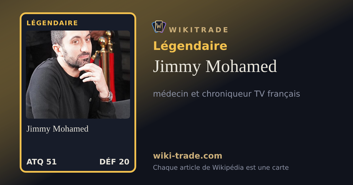Jimmy Mohamed — carte Légendaire