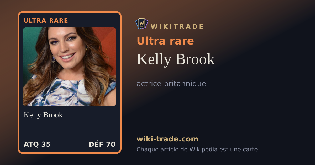 Kelly Brook — carte Ultra rare