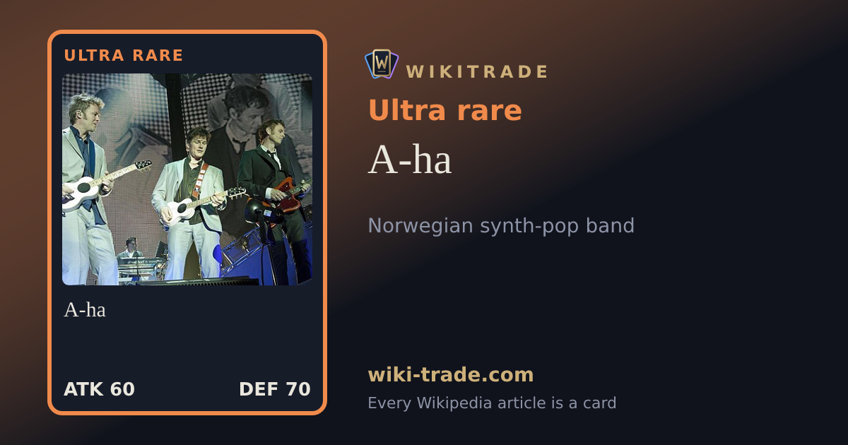 A-ha — Ultra rare card