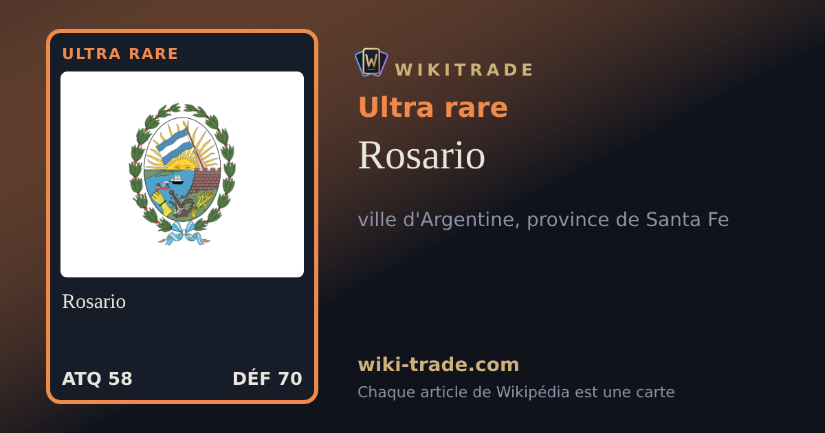 Rosario — carte Ultra rare