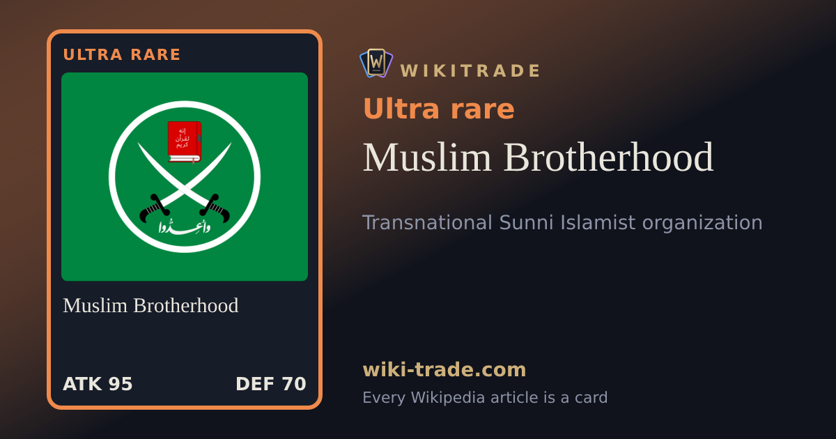 Muslim Brotherhood — Ultra rare card