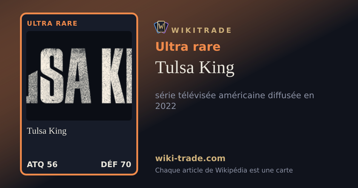 Tulsa King — carte Ultra rare
