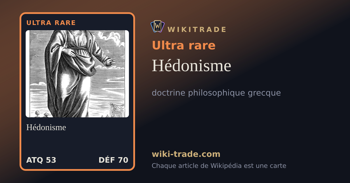 Hédonisme — carte Ultra rare
