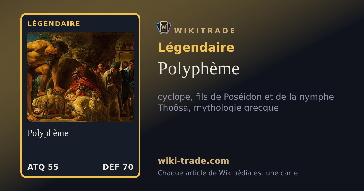 Polyphème — carte Légendaire